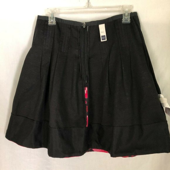 GAP Floral Inverted Pleats A-Line Mini Skirt 4 - Picture 7 of 12